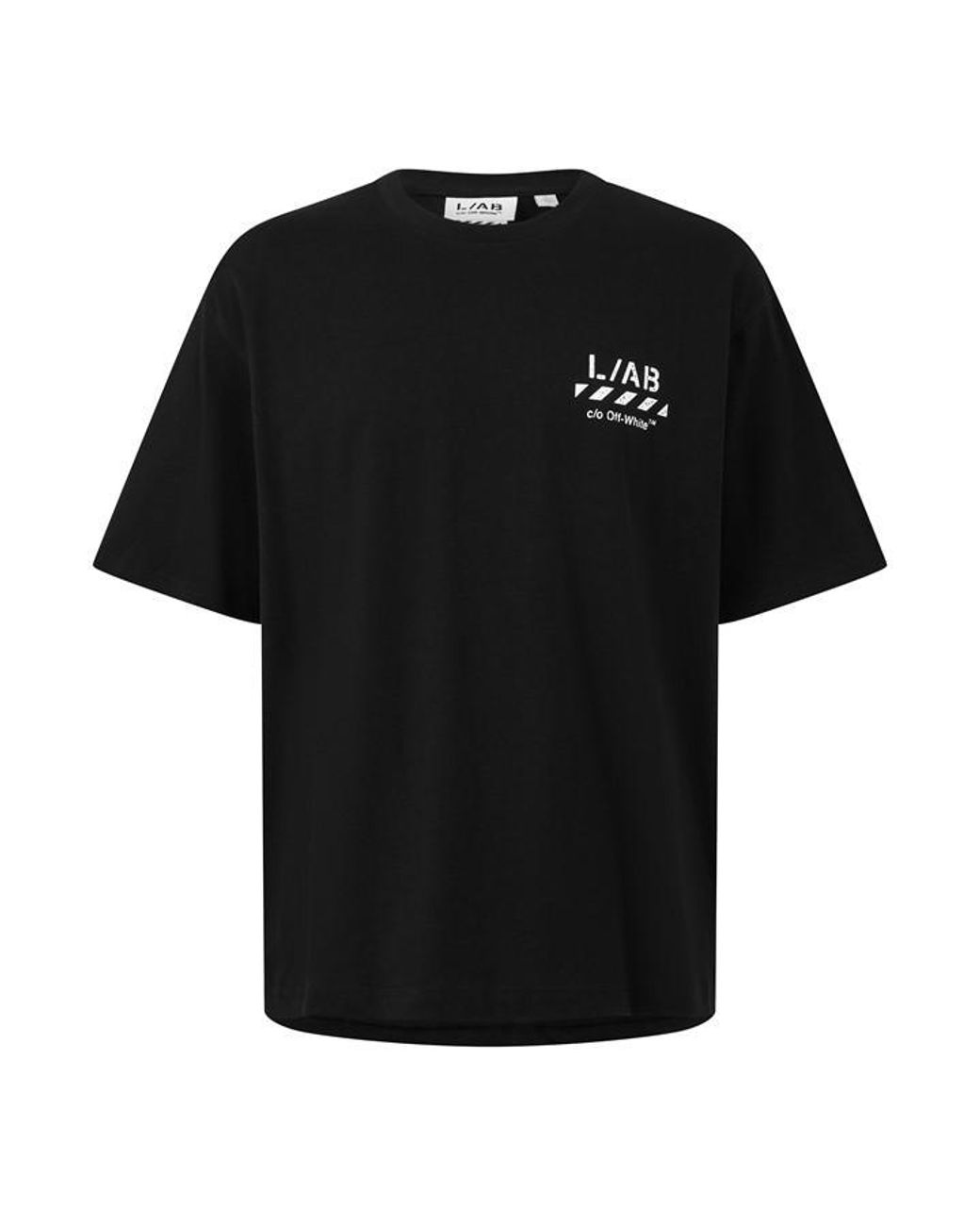 L/AB Off White Black L/Ab Off Diag T for men