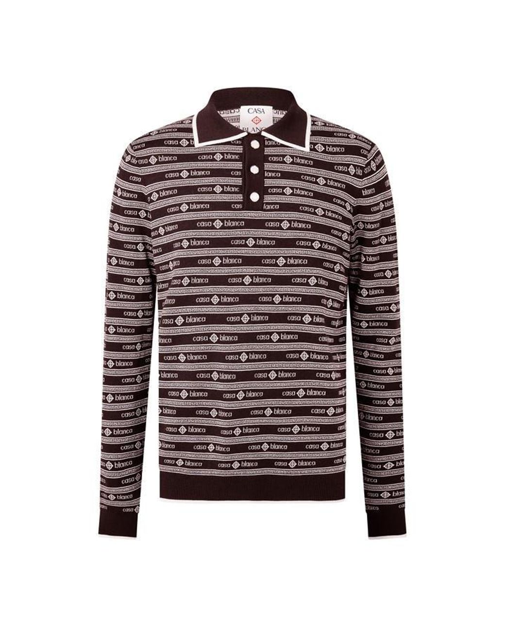 Casablanca Black Casa Wordmark Ls P Sn63 for men