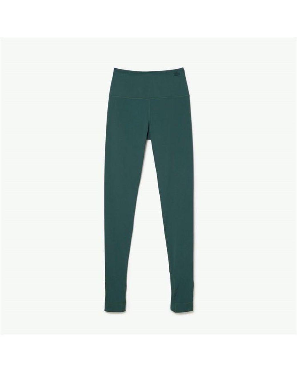 Lacoste Green Collapsible Stirrup Leggings