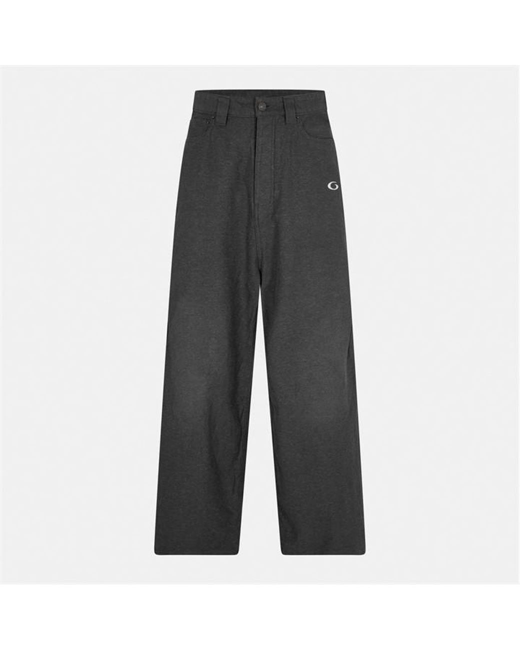 Balenciaga Blue Denim Wide Leg Joggers for men