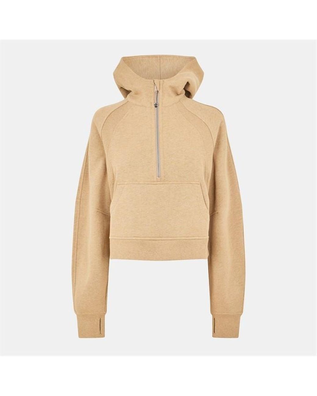 lululemon athletica Natural Logo Cotton Oversized Zipped Hoodie