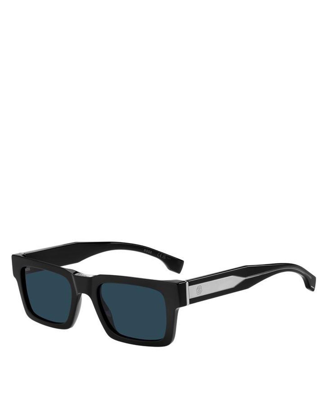 Boss Black Rectangle Sunglasses for men