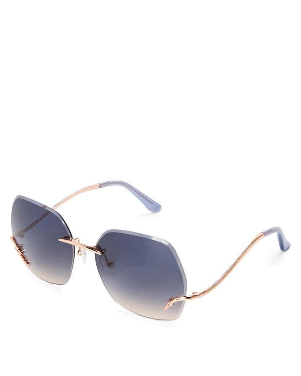 Guess Blue Oversized Sunglasses