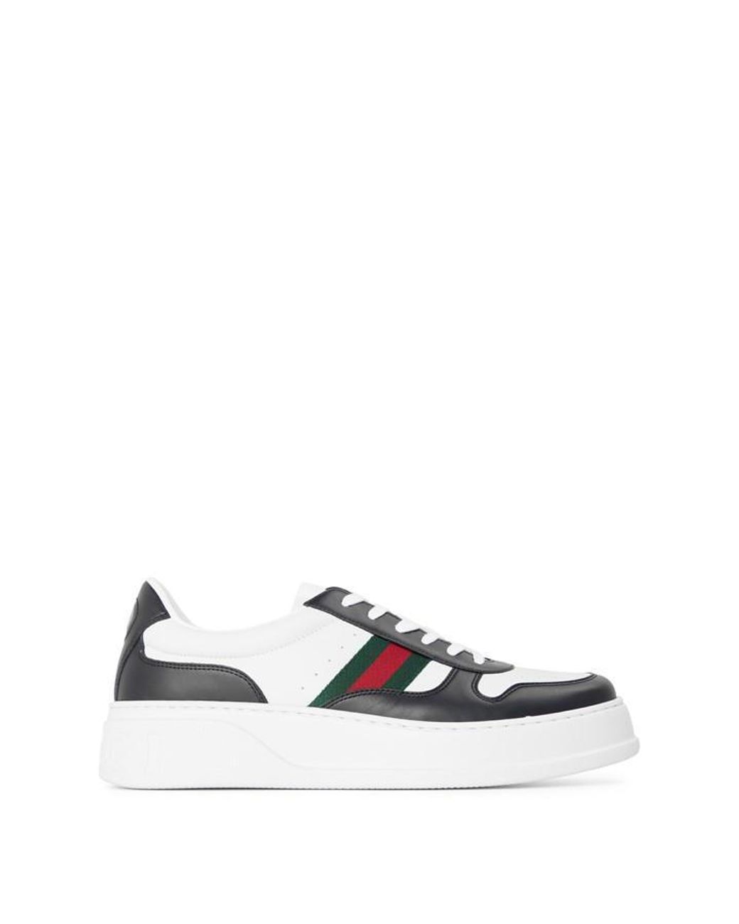 Gucci White Motif Chunky Trainers for men