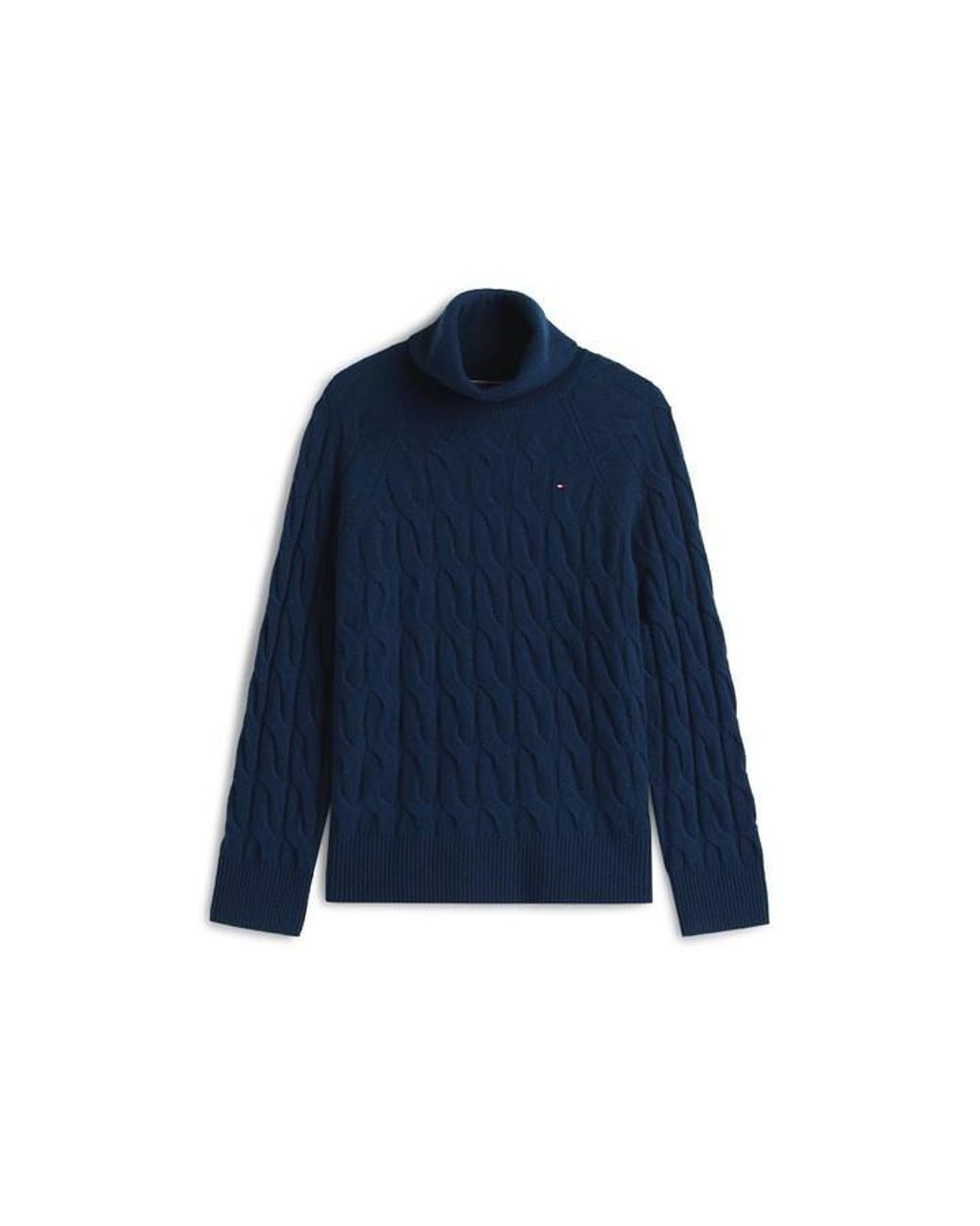 Tommy Hilfiger Blue Lightweight Knit Crew Neck Jumper