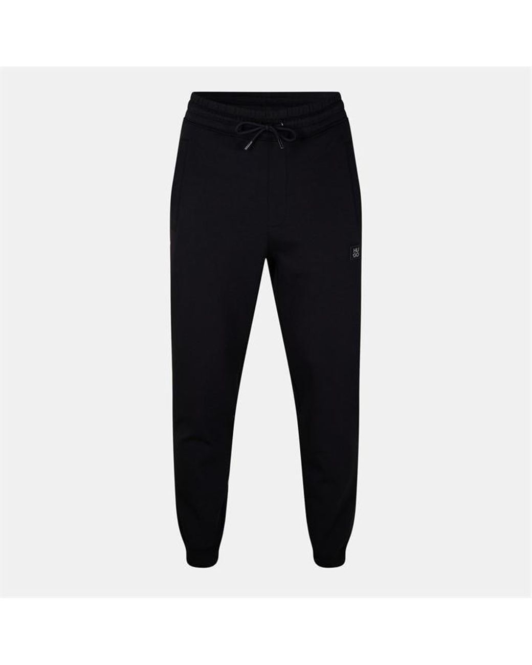 HUGO Black Dimacs Closed Hem Fleece Joggers for men