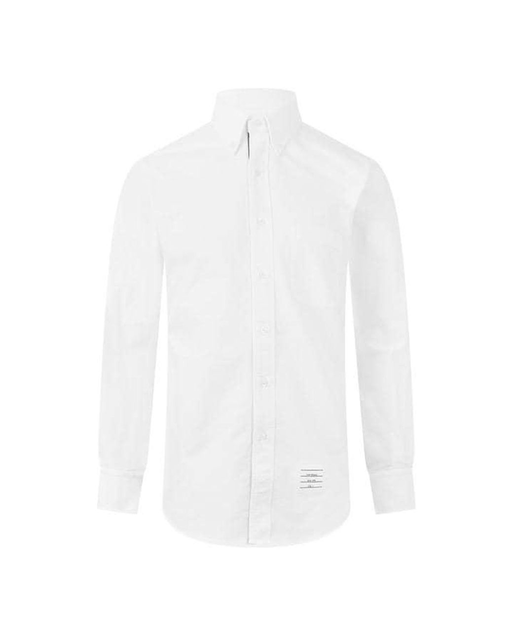 Thom Browne White Tb Classic Ls Oxford Sn63 for men