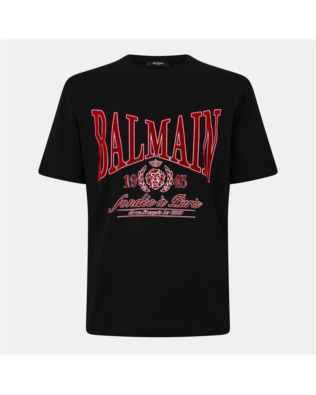 Balmain Black T-Shirt for men
