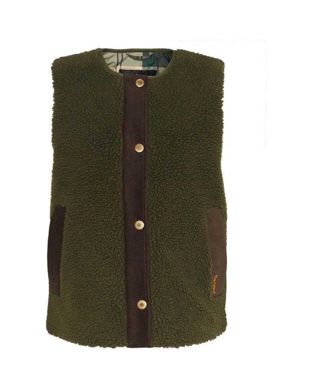 Barbour Green Dulsie Teddy Liner