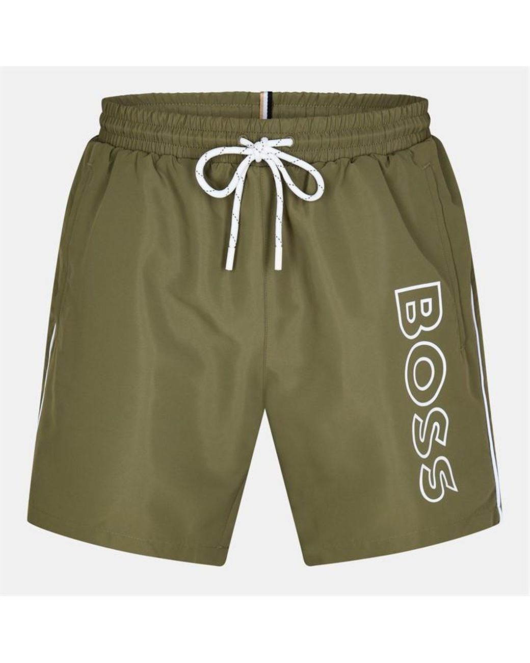 Boss Green Swim Shorts With Logo Detail (Stormfish) for men