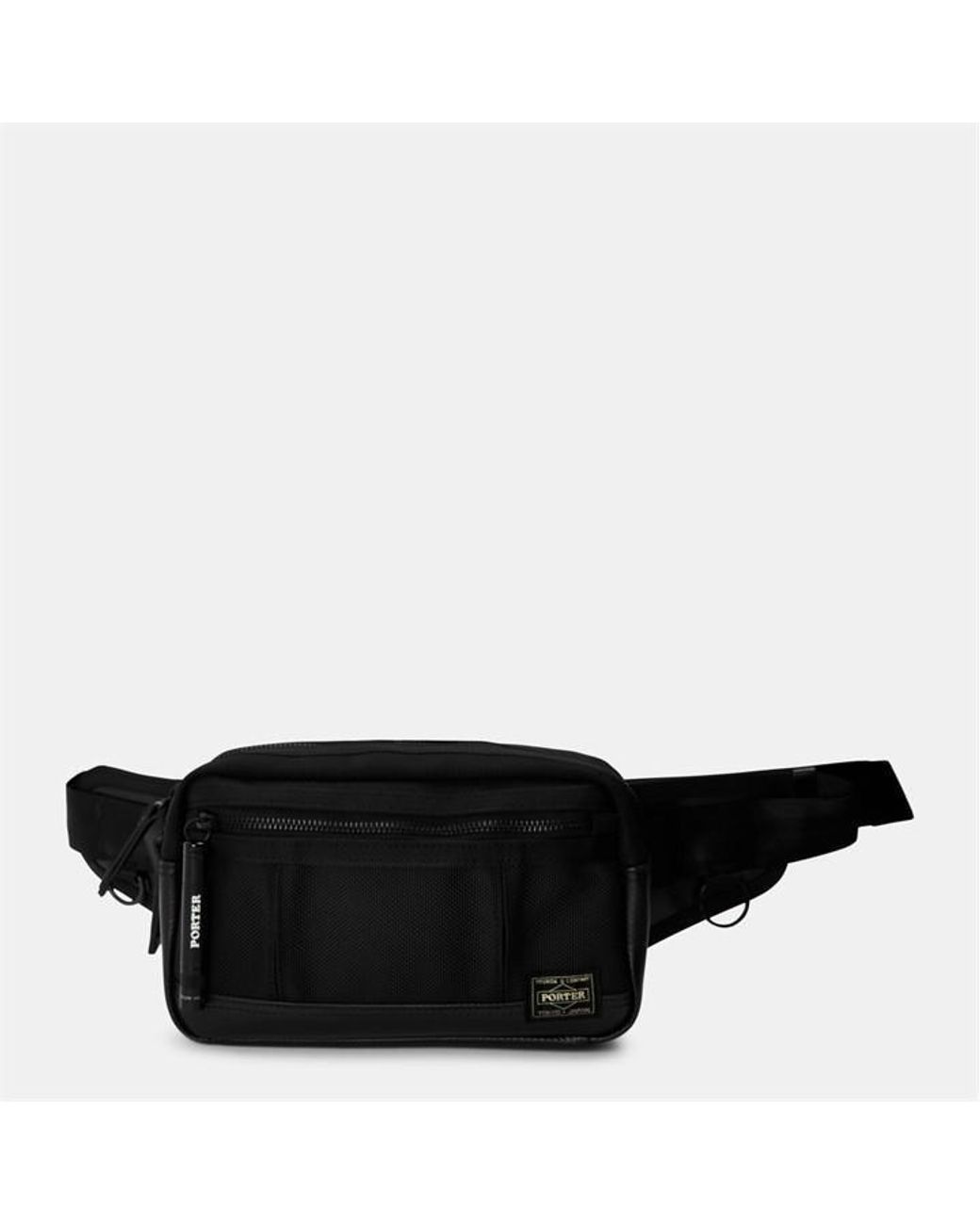 Porter-Yoshida and Co Black Heat Waist Bum Bag