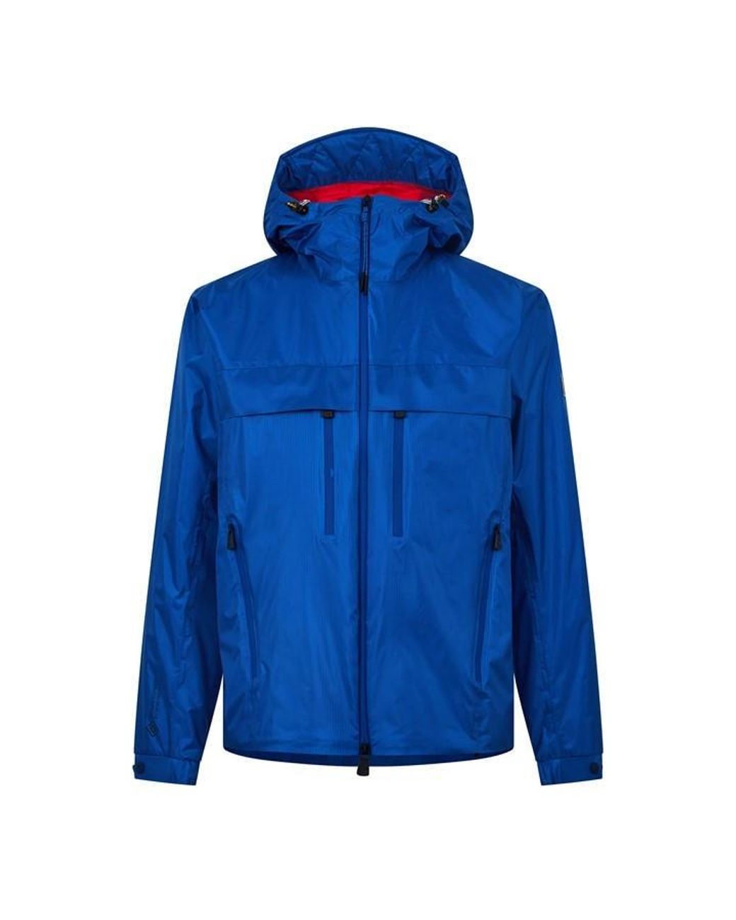 Moncler Blue Hooded Jacket for men