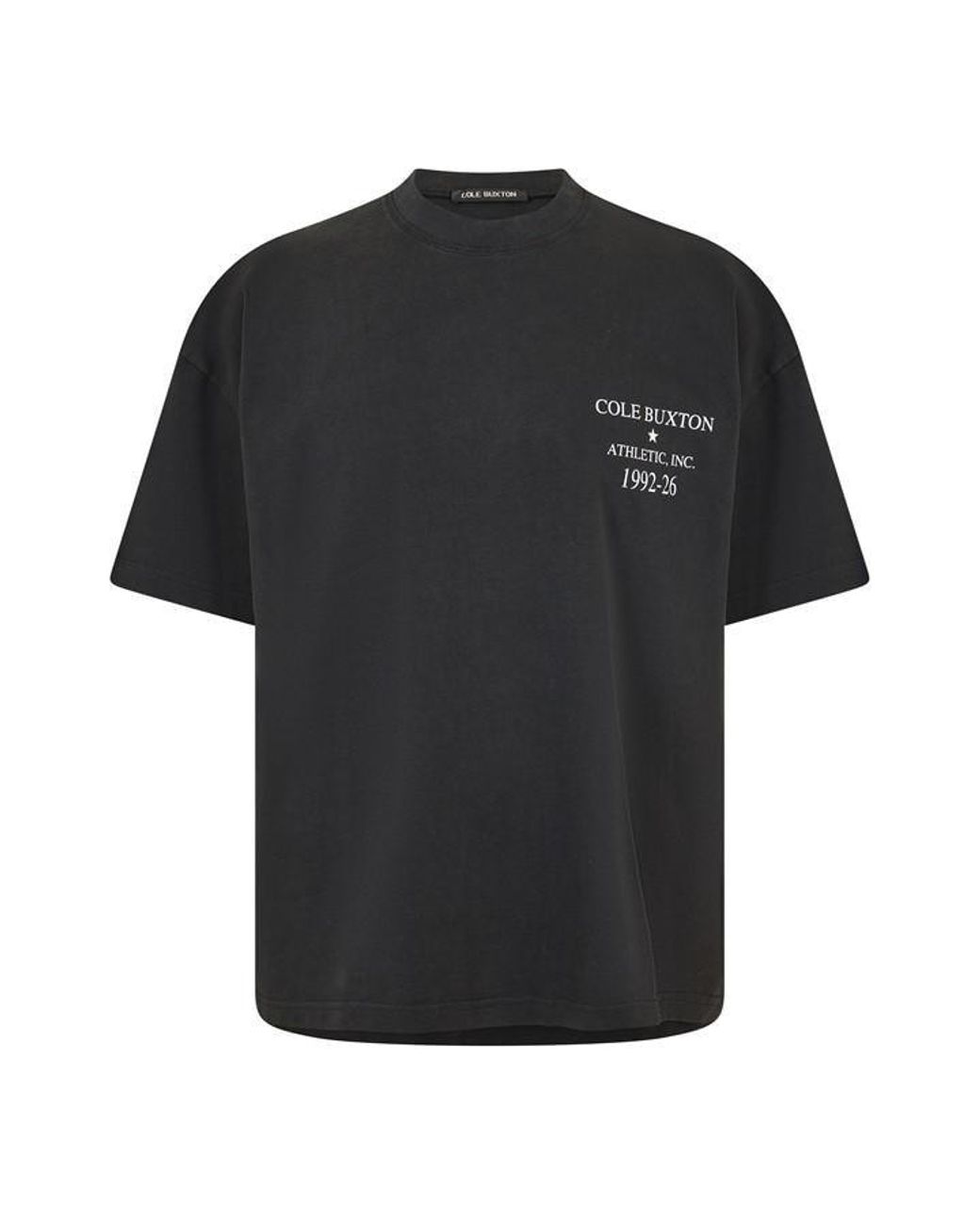 Cole Buxton Black Oversized T-Shirt for men