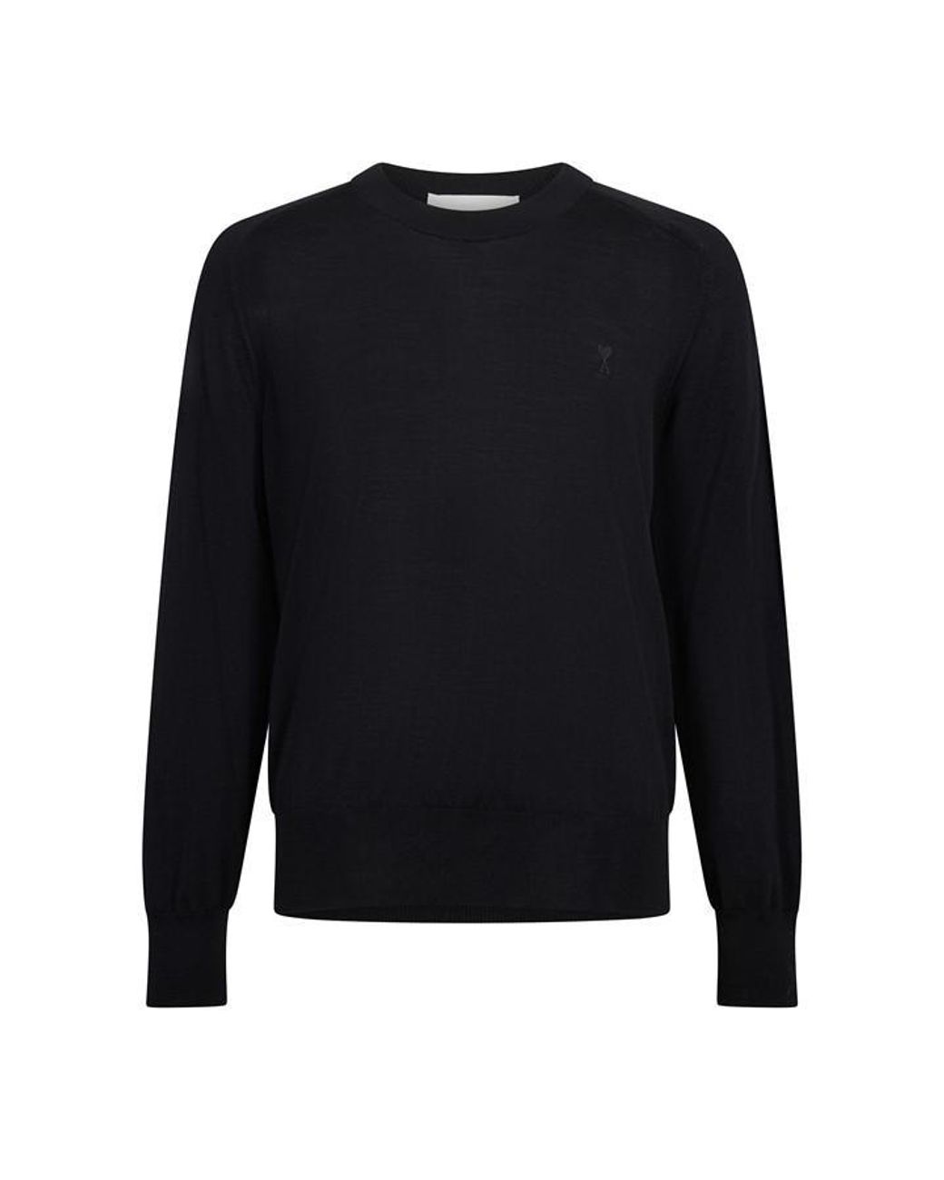 AMI Blue Crew Neck Jumper for men