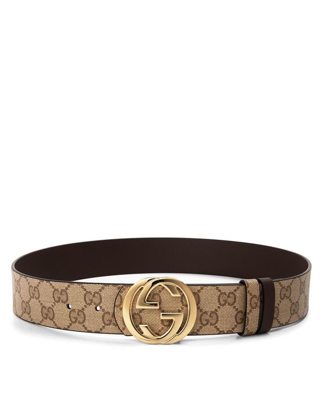 Gucci Brown Interlocking G Belt for men
