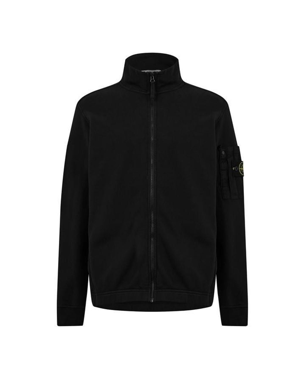 Stone Island Black Fleece Track Jacket for men