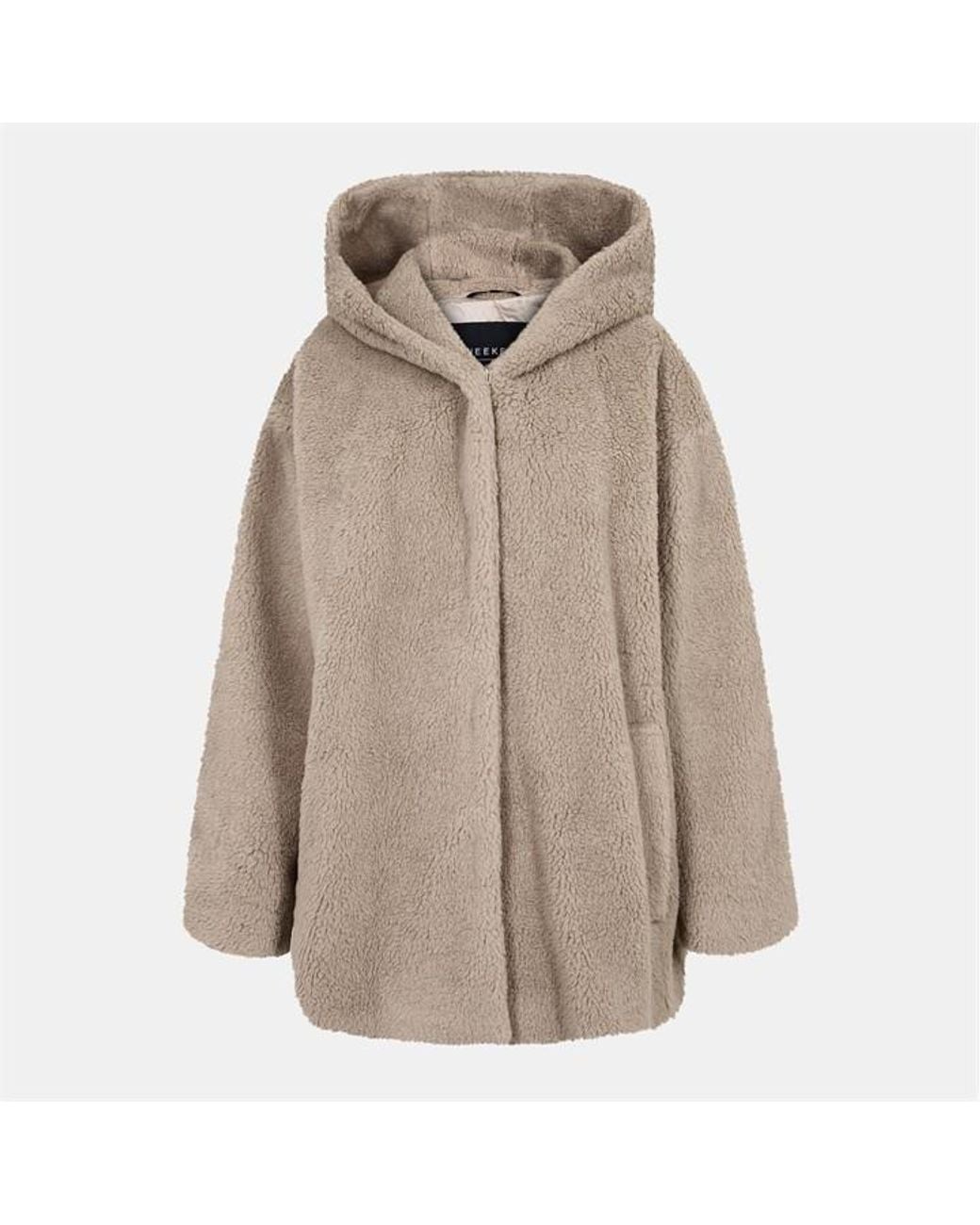Weekend by Maxmara Brown Caraffa Teddy Coat