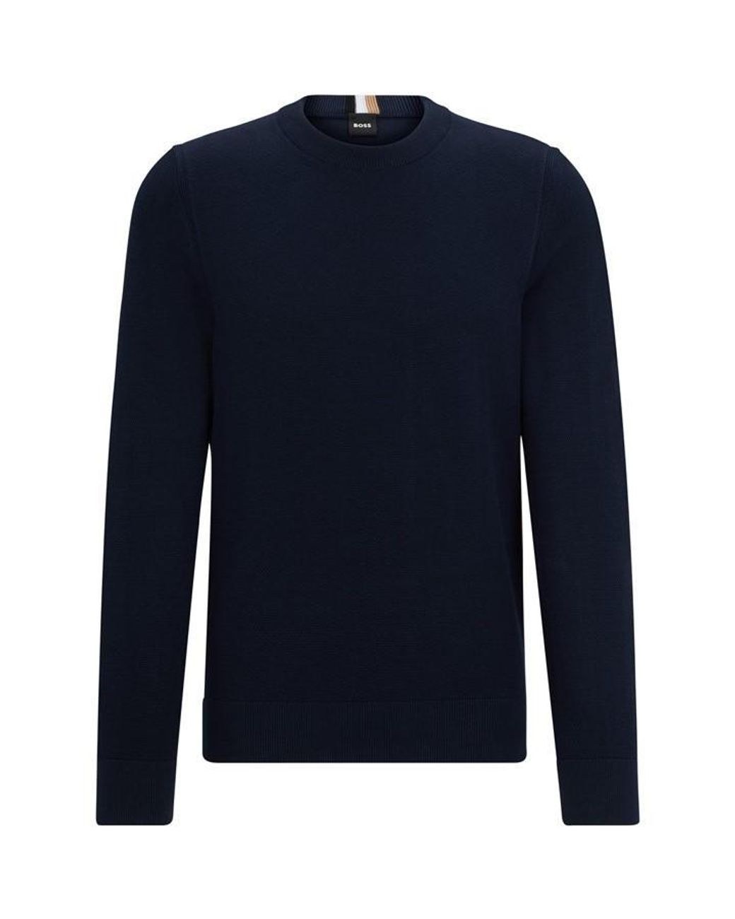 Boss Blue Ecaio-P Knitted Jumper for men