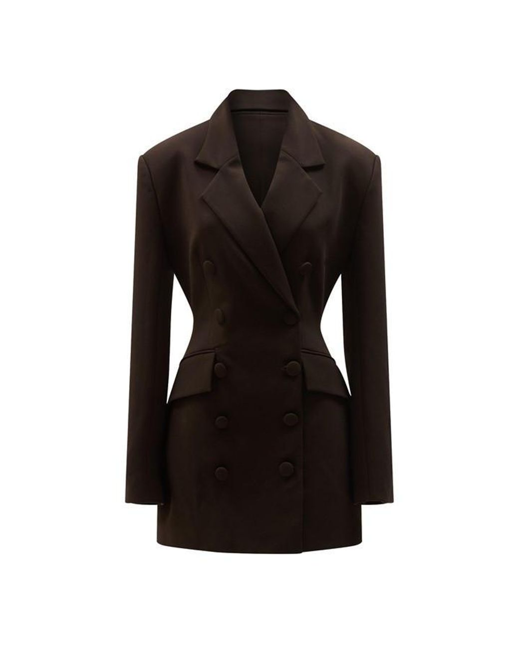 Bardot Black Serra Hourglass Mini Long Sleeve Blazer Dress