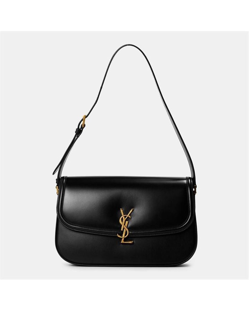 Saint Laurent Black Large Soft Shoulder Bag