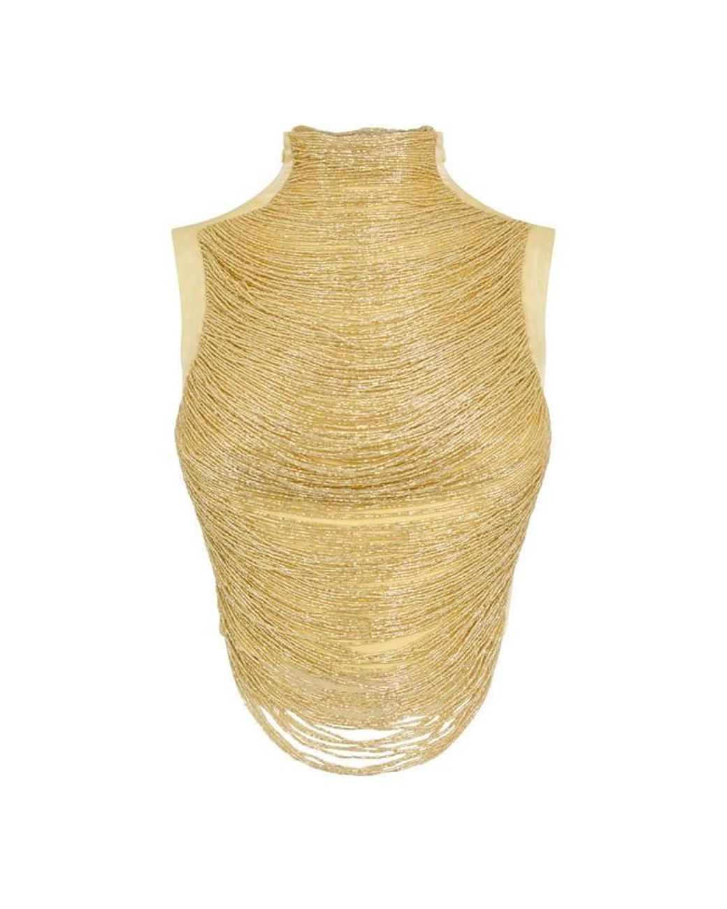 Cult Gaia Metallic Tank Vest