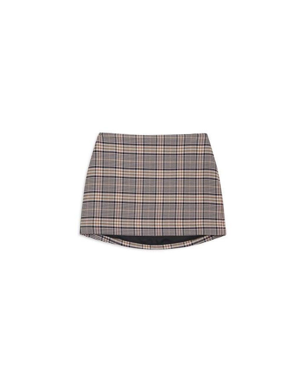 Anine Bing Gray Tierra Mini Skirt