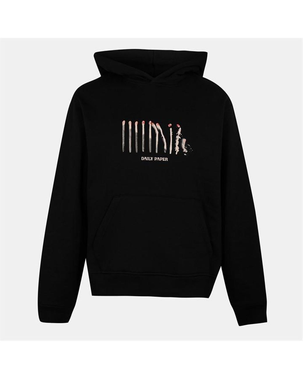 Daily Paper Black Underbear Hoodie for men