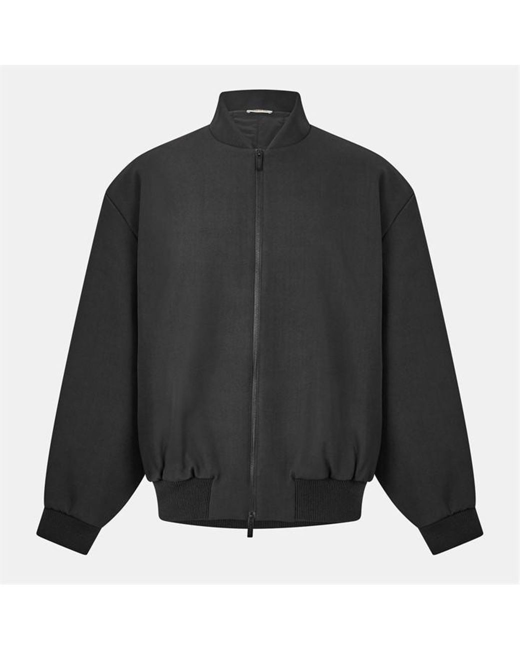 Fear Of God Black Structured Bomber Jacket for men