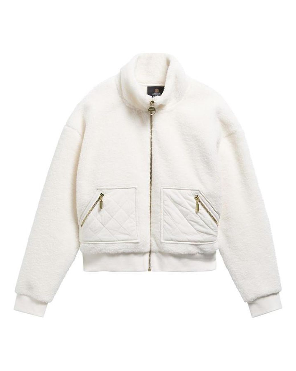 Barbour White B.Int Gea Fleece Ld64