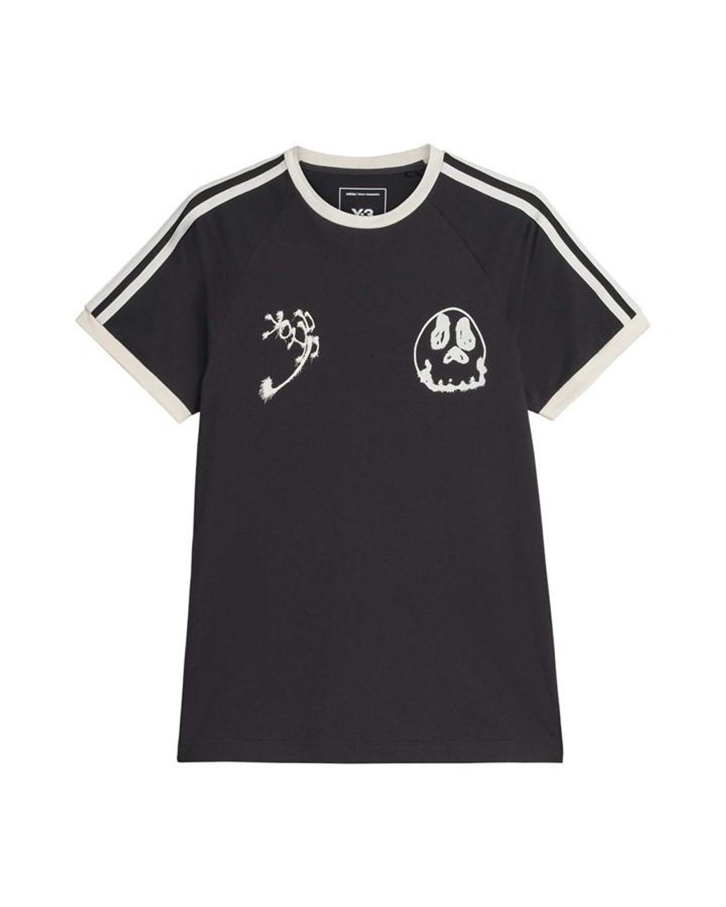 Y-3 Black Gfx Cali Tee Sn64 for men