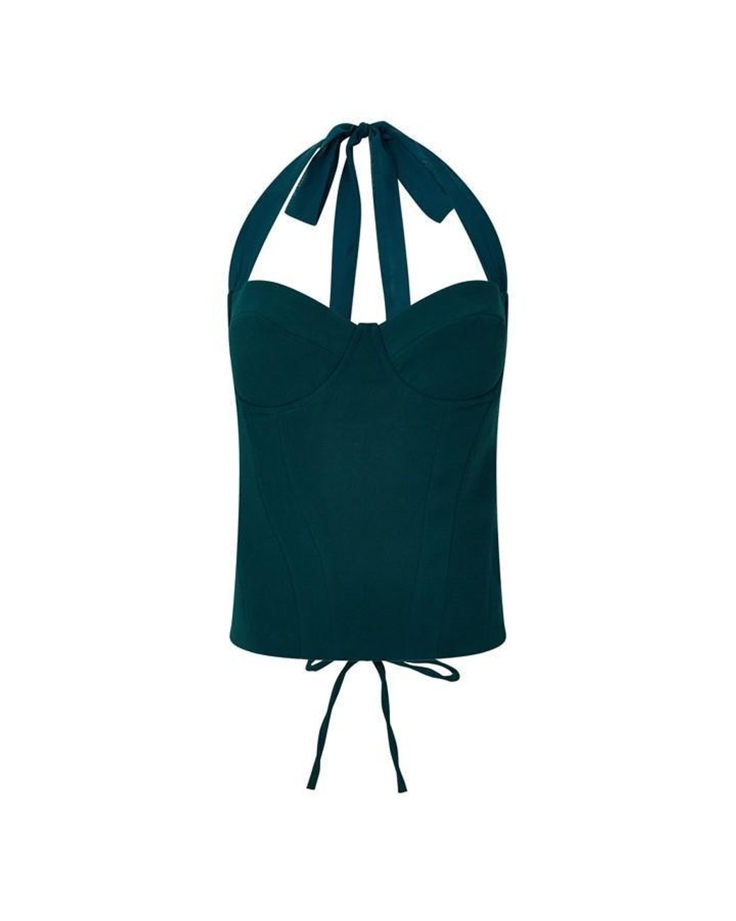Mars the Label Green Zadie Corset Top
