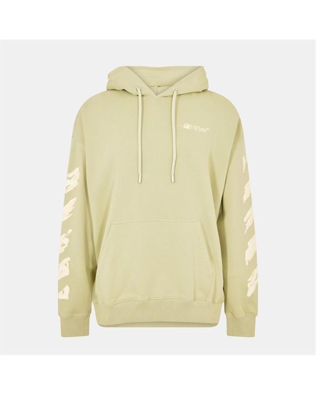 Off-White c/o Virgil Abloh Yellow Ink Arrow Pullover Hoodie for men