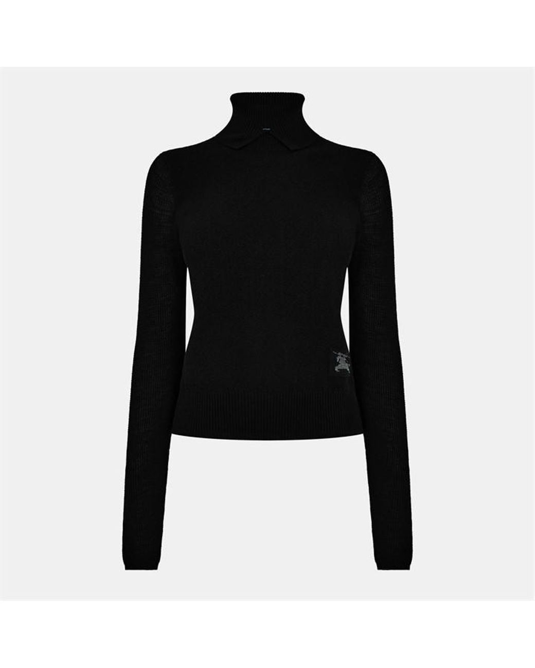 Burberry Black Lightweight Knitted Top
