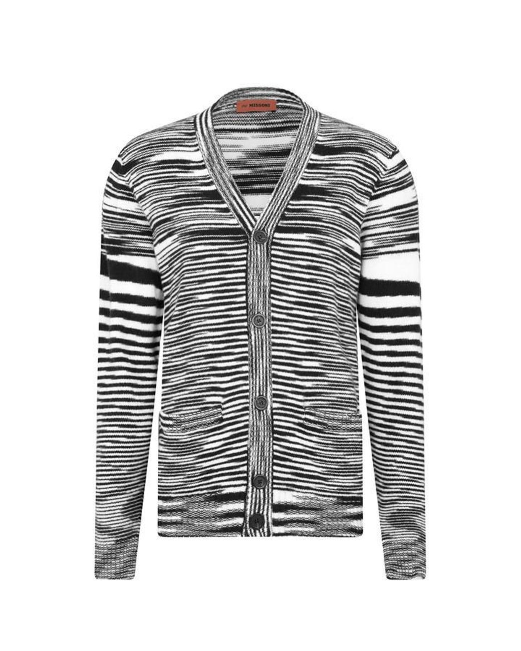 Missoni Gray Striped Cardigan for men