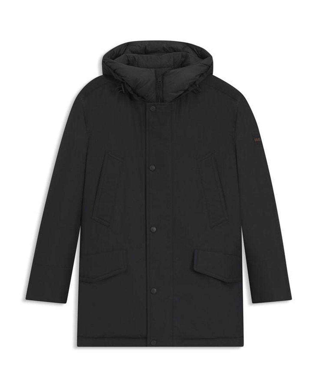 Boss Black Osias Water Repellent Insulated Relaxed Fit Parka for men