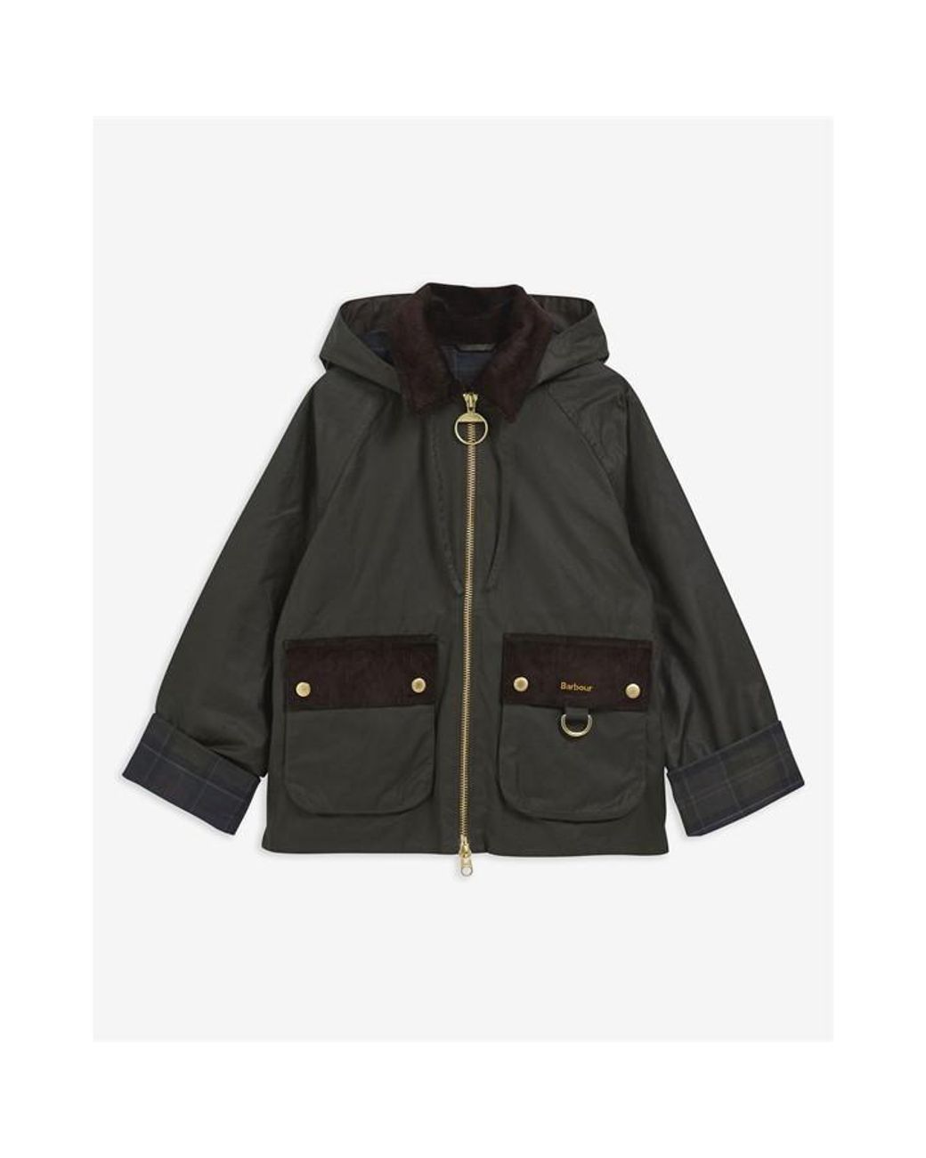 Barbour Black B.Li Carville Wax Ld64