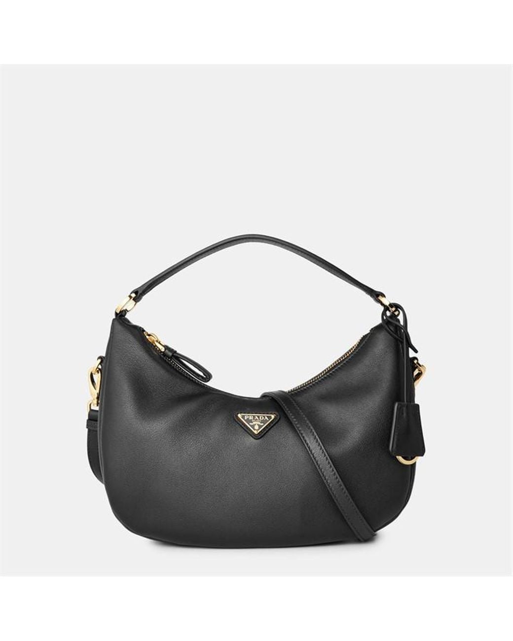 Prada Black Hobo Crossbody Bag
