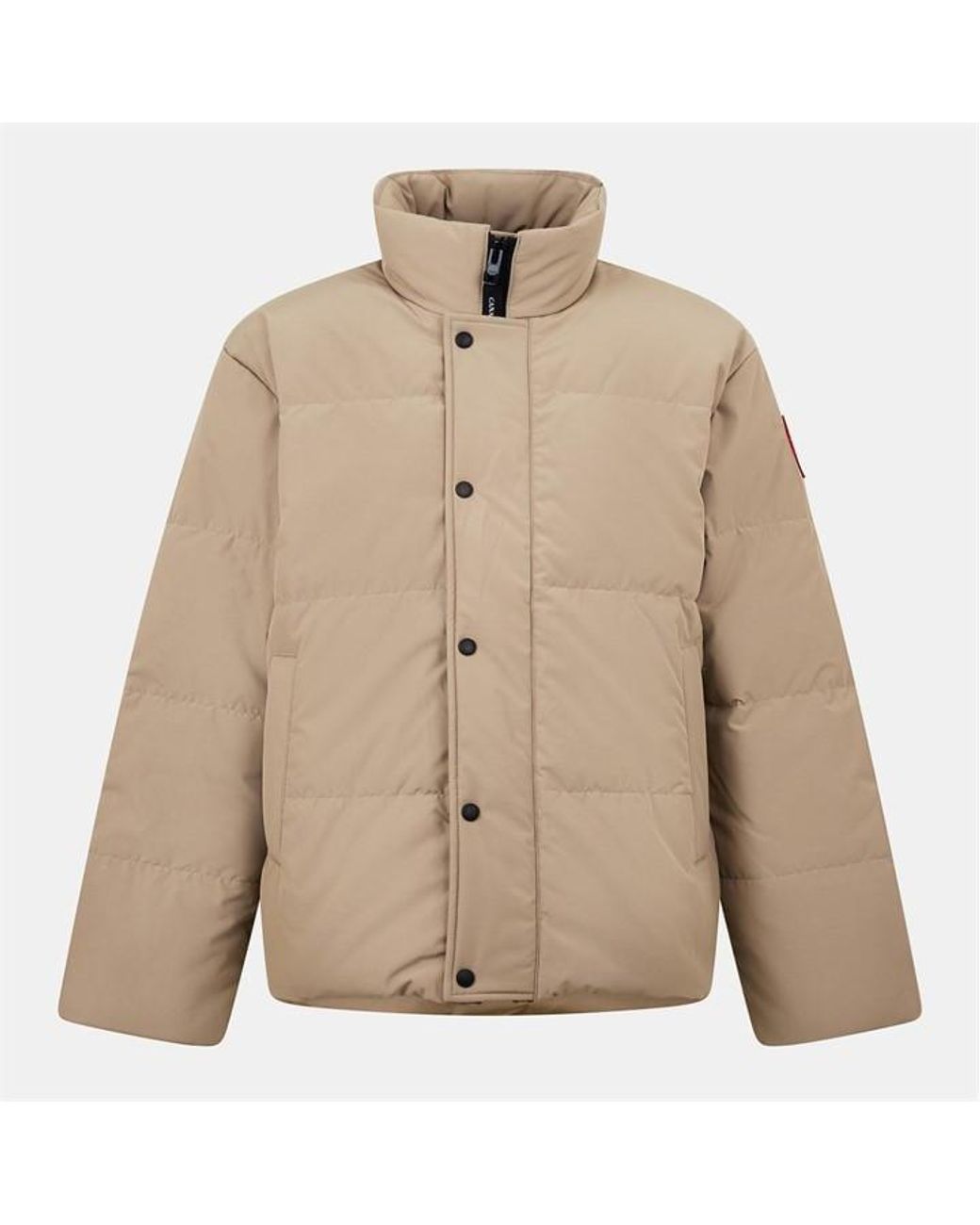 Canada Goose Natural Bayview Down Water Resistant Short Puffer Jacket for men