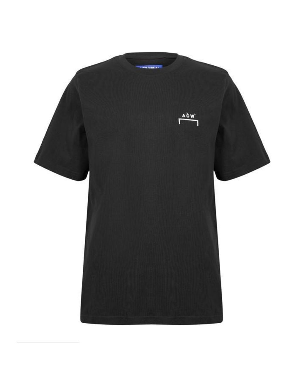 A_COLD_WALL* Black Follot Logo T-Shirt for men