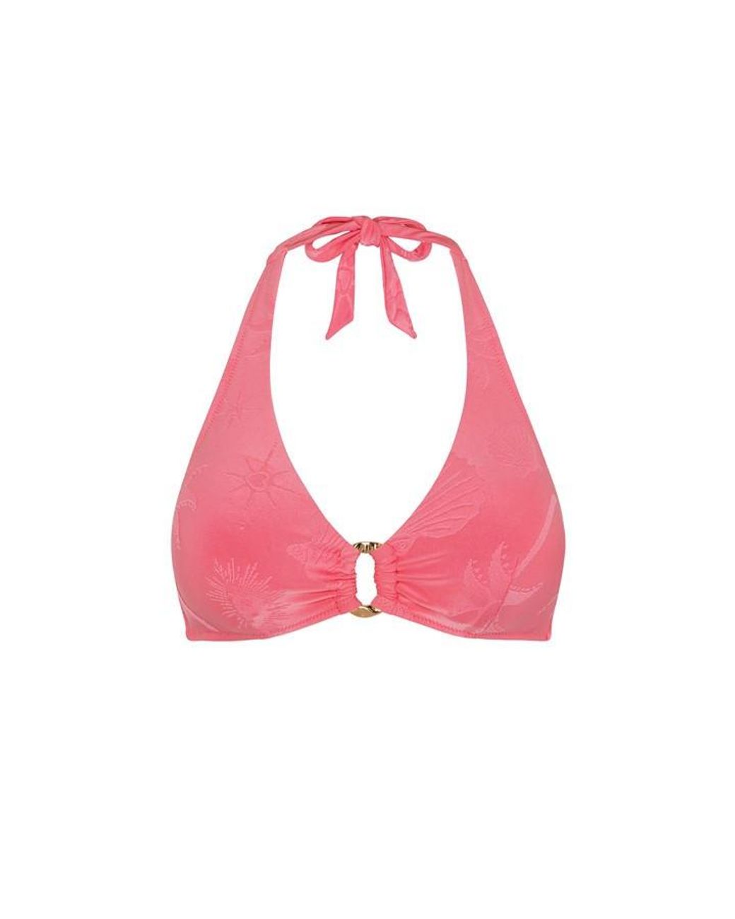 Chelsea Peers Pink Triangle Bikini