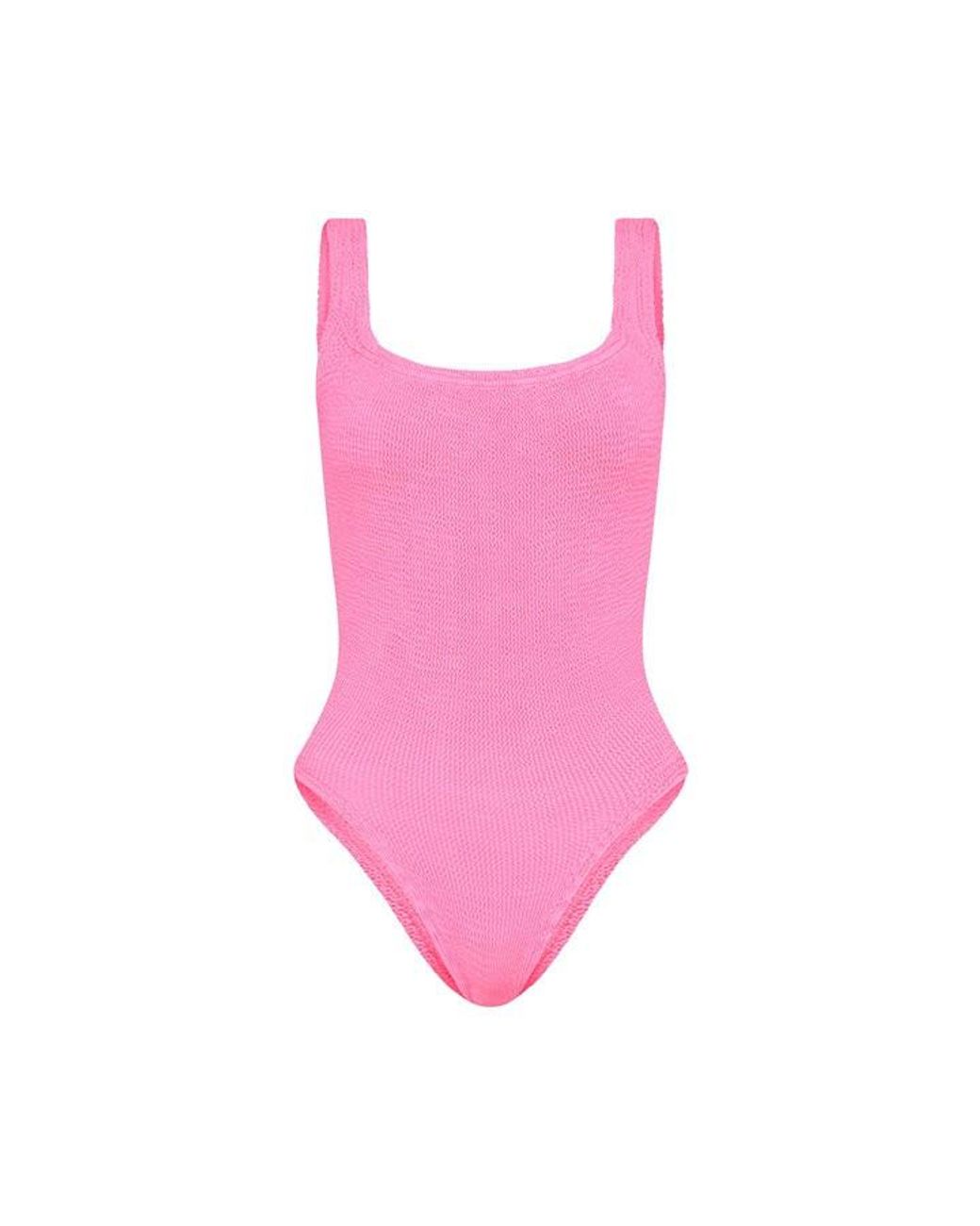 Hunza G Purple Square Neck Swimsuit