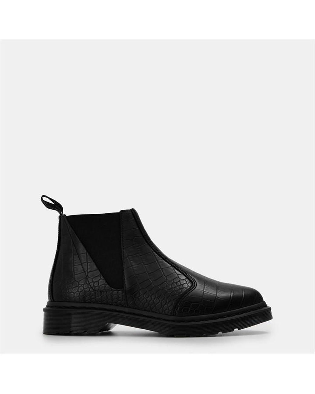 Dr. Martens Black Bianca Leather Chelsea Boots