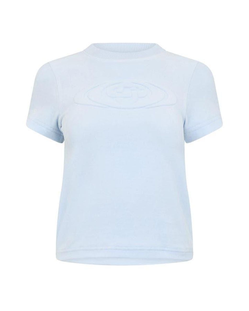 Casablanca Blue Casa Velour Tee Ld54