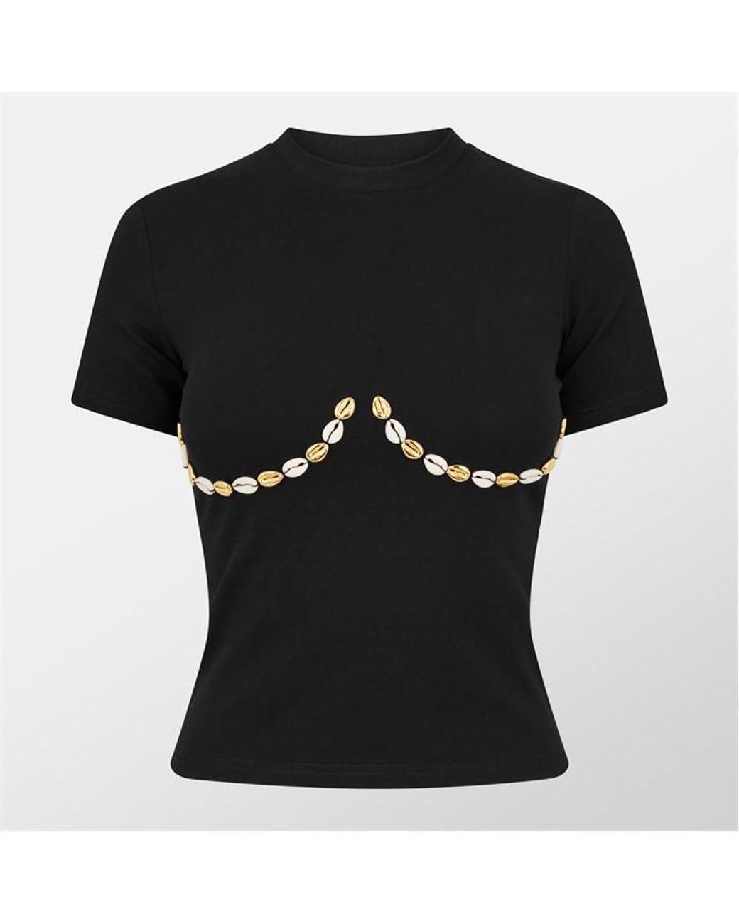Never Fully Dressed Blue Shell Boob T-Shirt