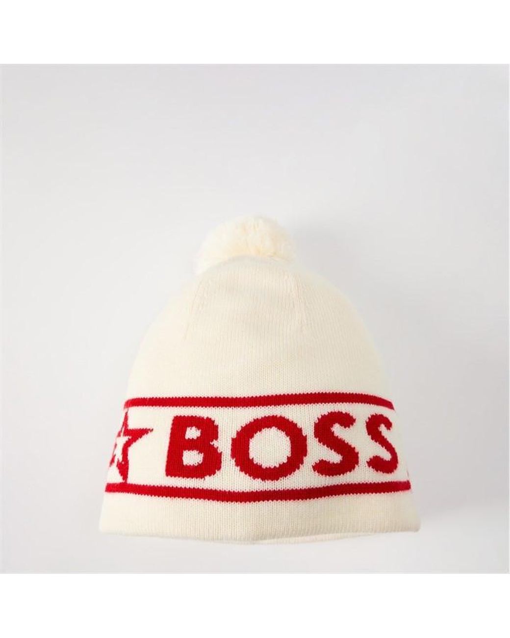 Boss Red Beanie Hat for men