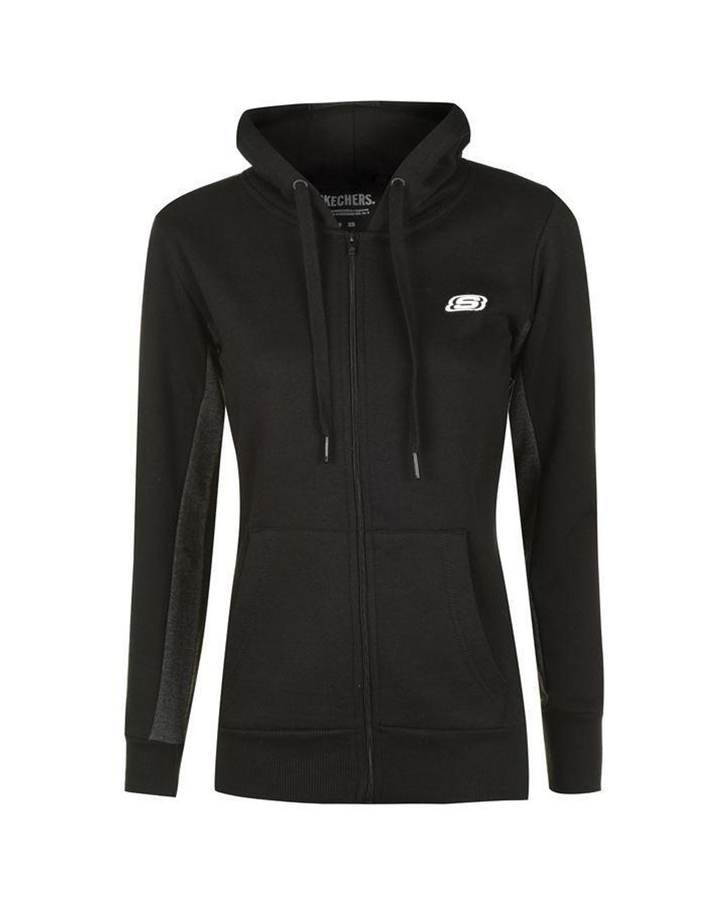 skechers hoodie womens black