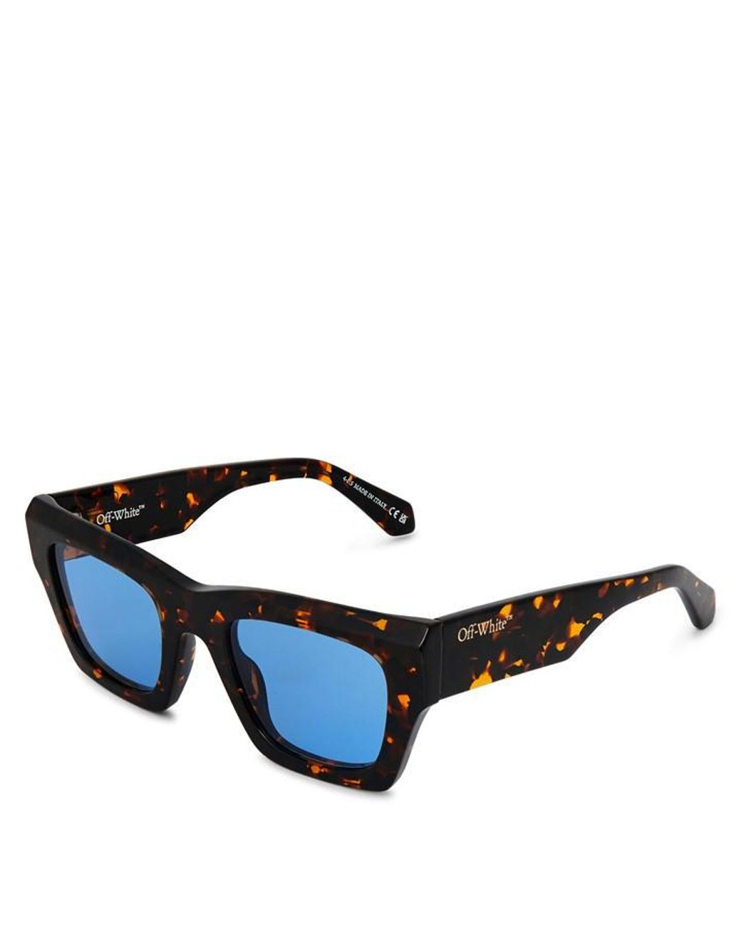 Off-White c/o Virgil Abloh Gray Square Sunglasses, Square Design