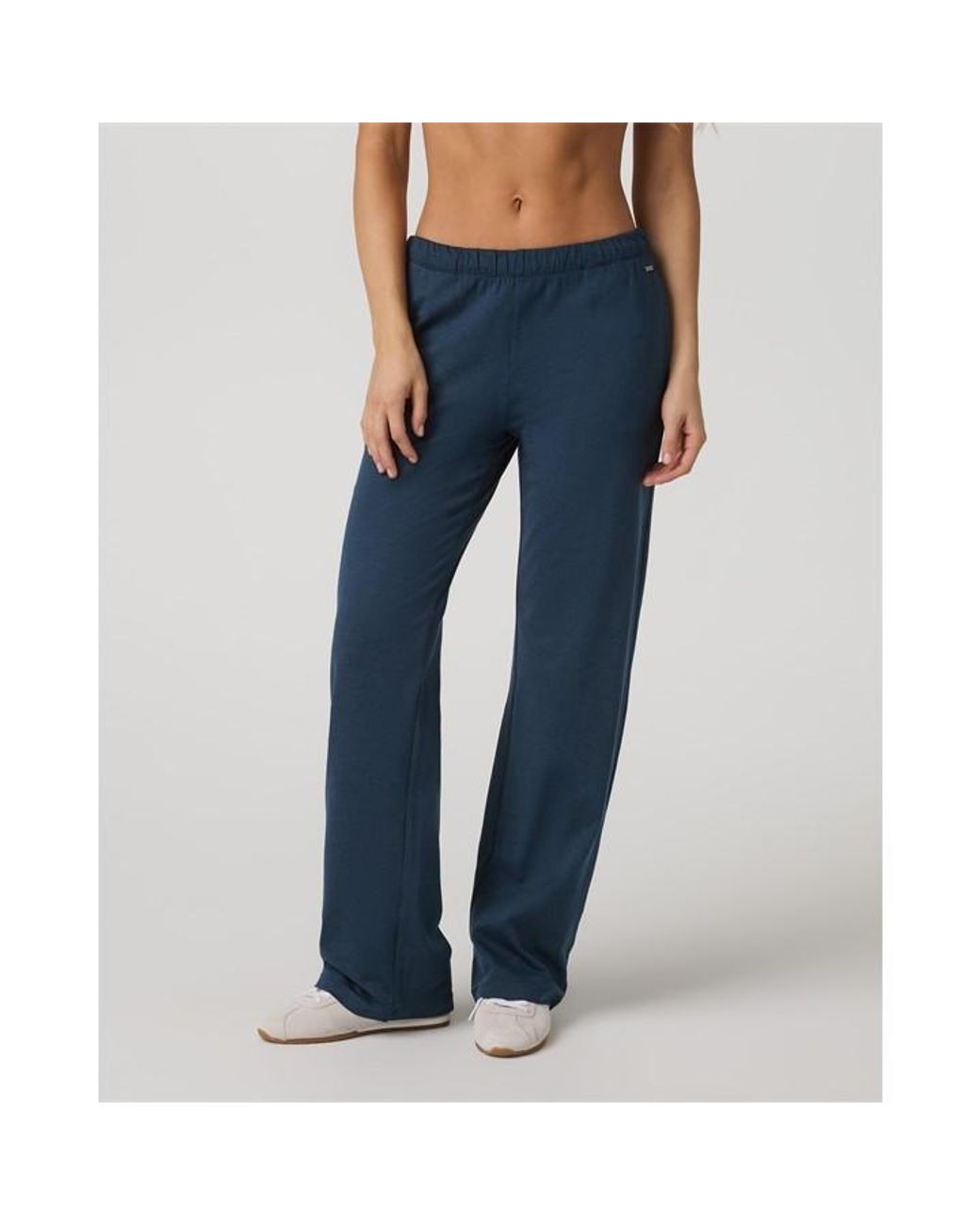 vuori Blue Halo Straight Leg Yoga Pants