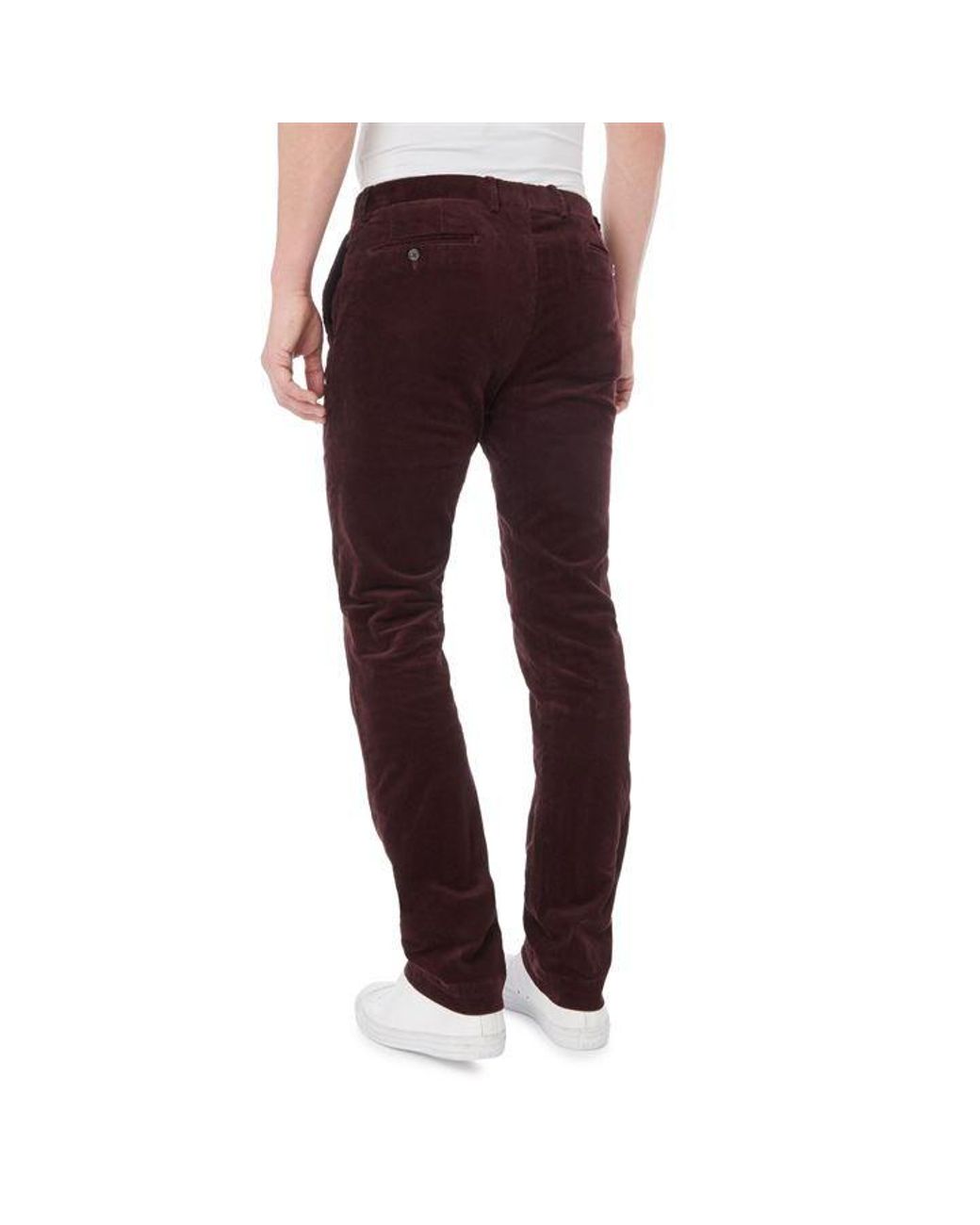 red polo khaki pants