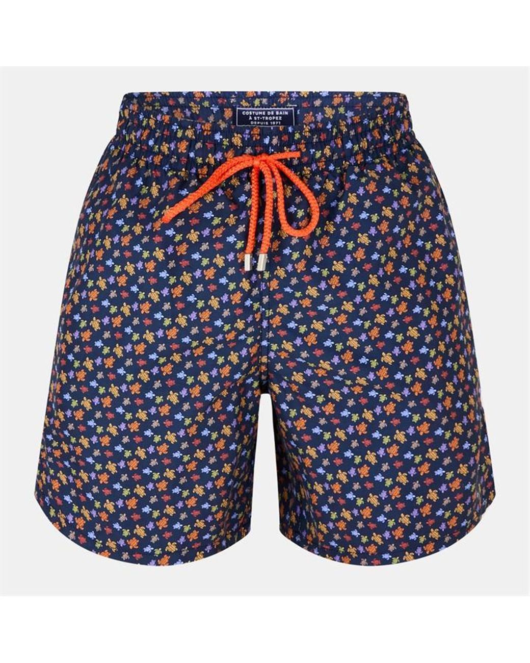 Vilebrequin Blue Moorea Quick Drying Swim Shorts for men